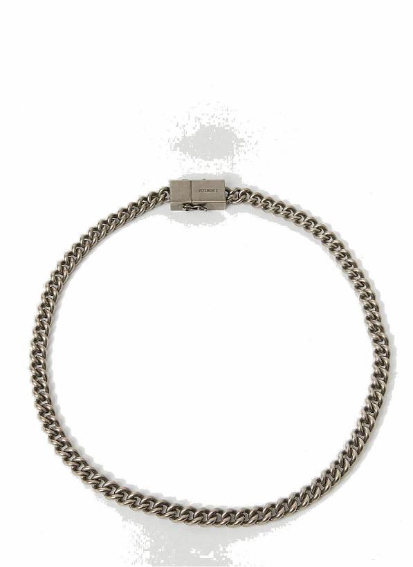 Photo: VETEMENTS - USB Necklace in Silver