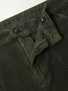 Massimo Alba - New Regata Straight-Leg Brushed Cotton Trousers - Green