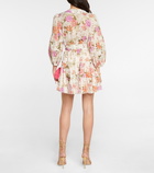 Zimmermann - Pattie floral cotton minidress