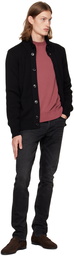 TOM FORD Black Button-Through Cardigan