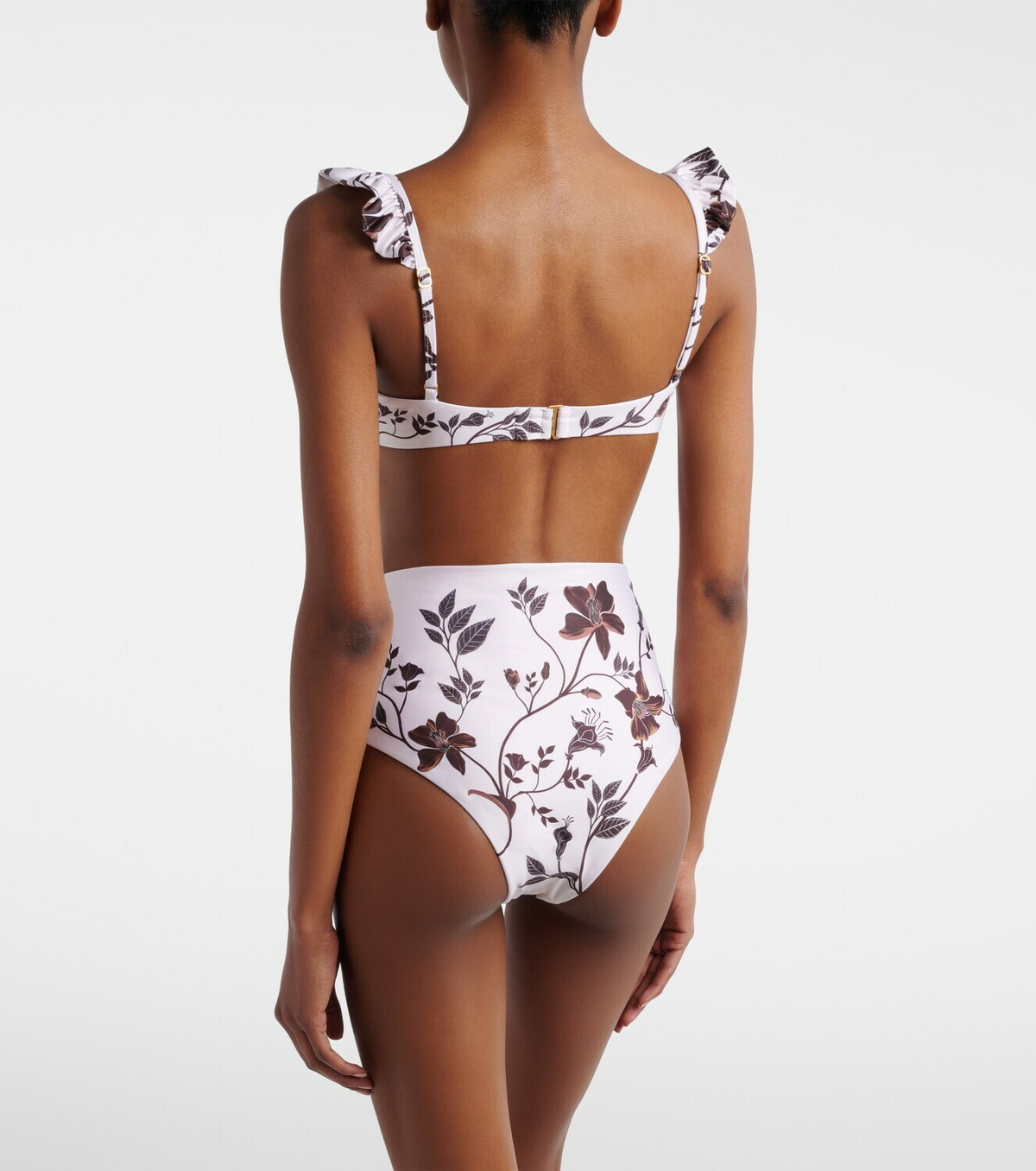 Agua by Agua Bendita Magenta floral bikini bottoms