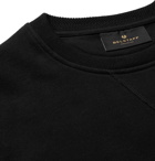 BELSTAFF - Logo-Appliquéd Fleece-Back Cotton-Jersey Sweatshirt - Black