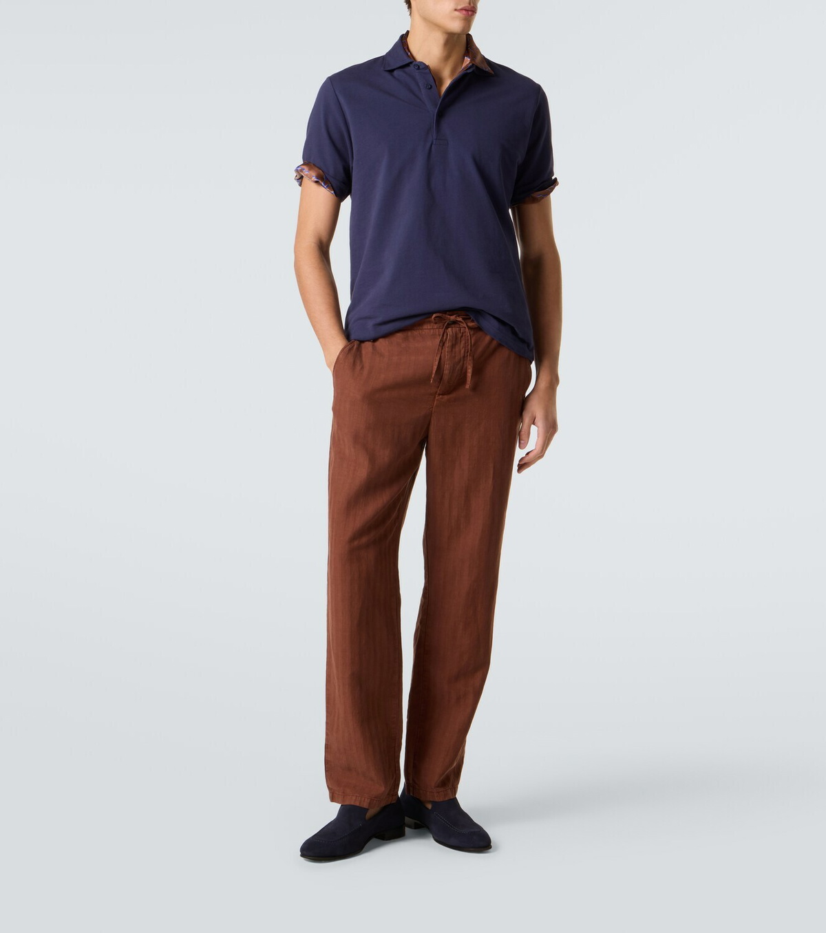 Frescobol Carioca Luca cotton piqué polo shirt