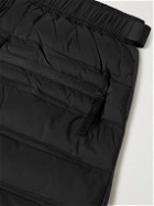 Aztech Mountain - Ozone Ripstop-Panelled Quilted Nylon Drawstring Ski Shorts - Black