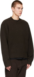 Studio Nicholson Brown Berez Knit Sweater