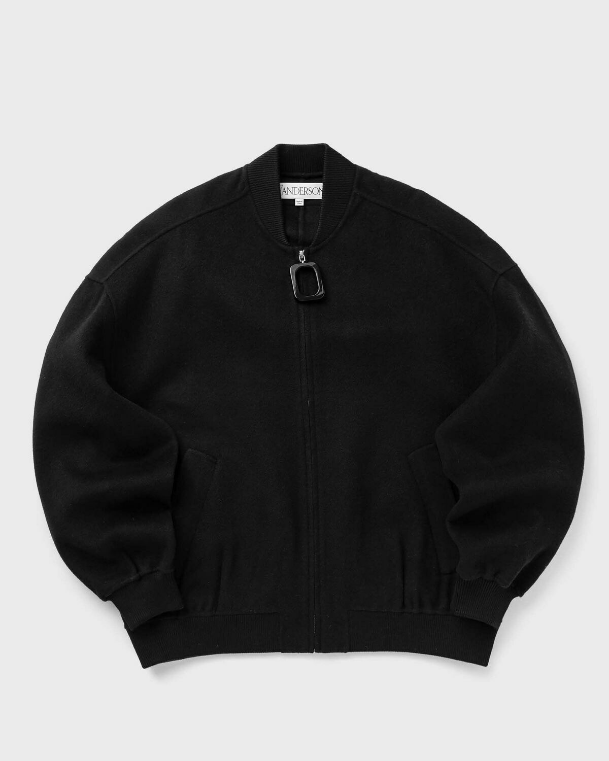 冬ギフト  Jw Anderson Jwa Puller Oversized Bomber Jacket Black Bomber ジャケット・アウター