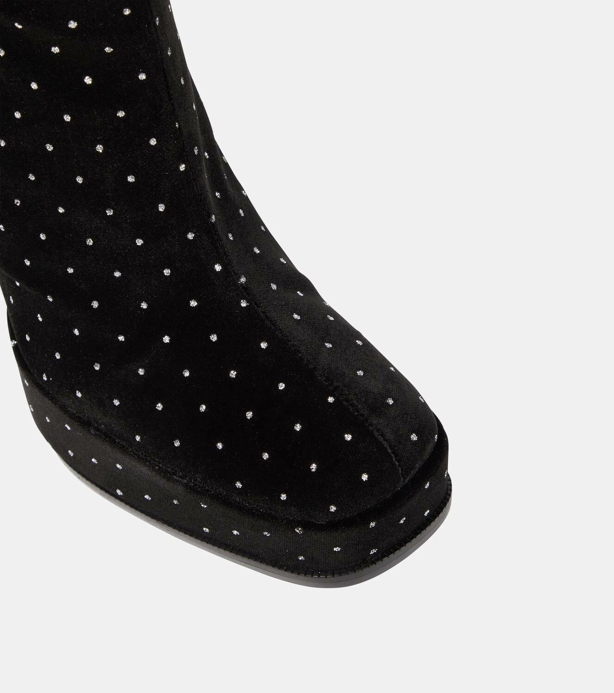 Nodaleto Angel S embellished velvet knee-high boots