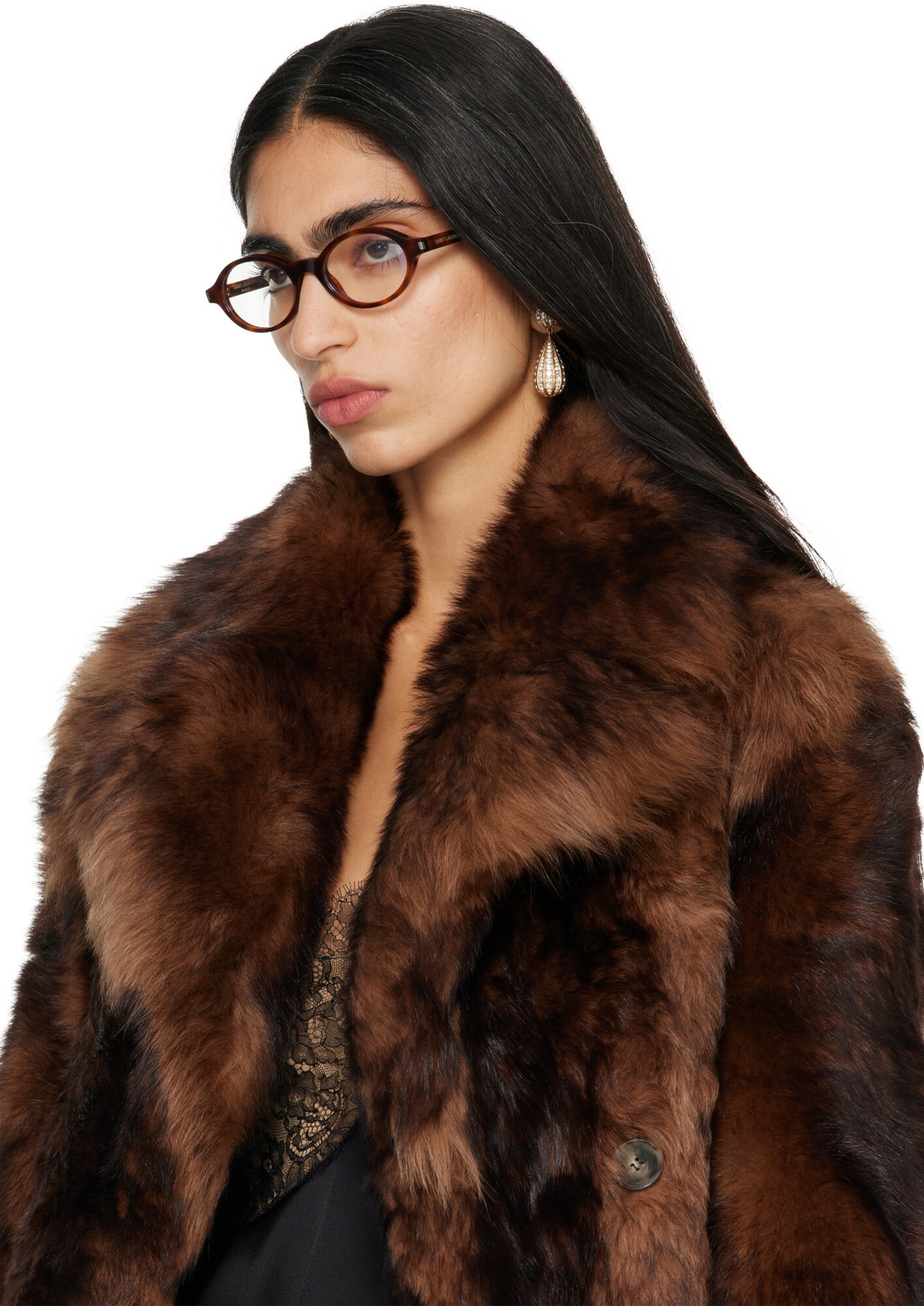 Saint Laurent Brown SL 751 Jeanne Glasses