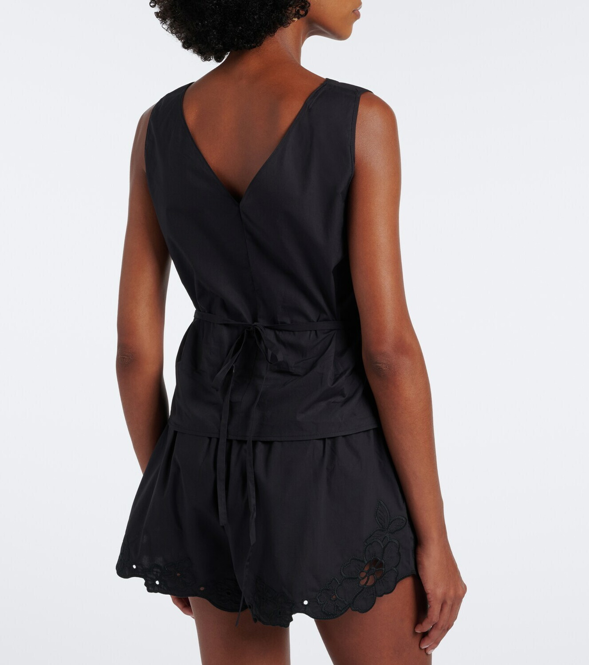 SIR Klara cotton wrap top