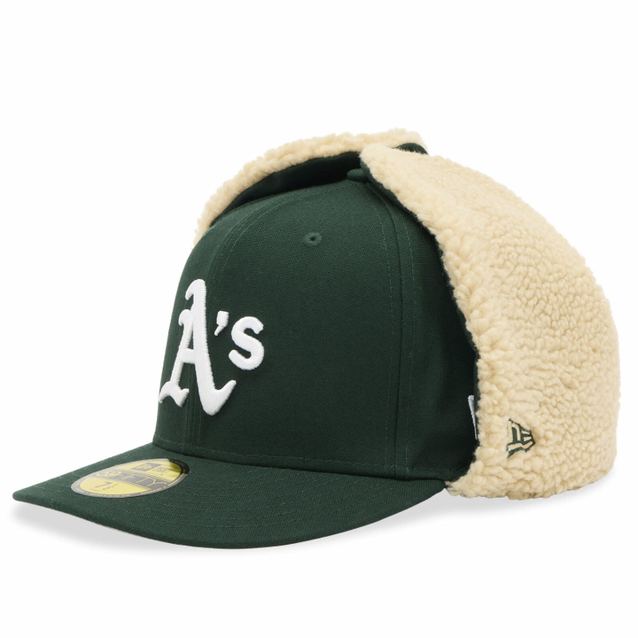 Photo: New Era Oakland Athletics World Series 59Fifty Dogear Cap in Dark Green