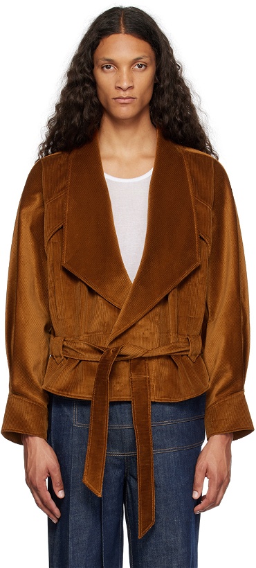 Photo: Situationist Brown Belted Jacket