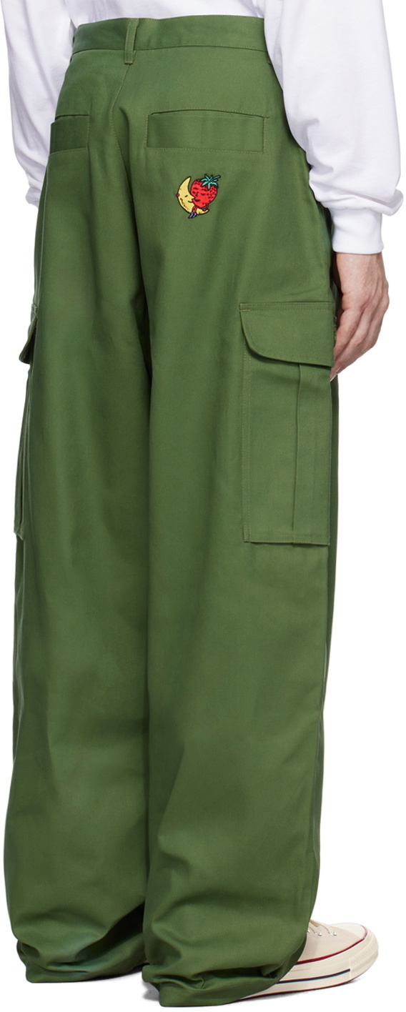 Sky High Farm Workwear Green Super Relaxed Cargo Pants