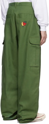 Sky High Farm Workwear Green Super Relaxed Cargo Pants