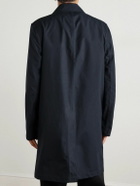 Private White V.C. - Jack's Mac Cotton Coat - Blue