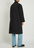 Vowels Packable Nylon Coat Black