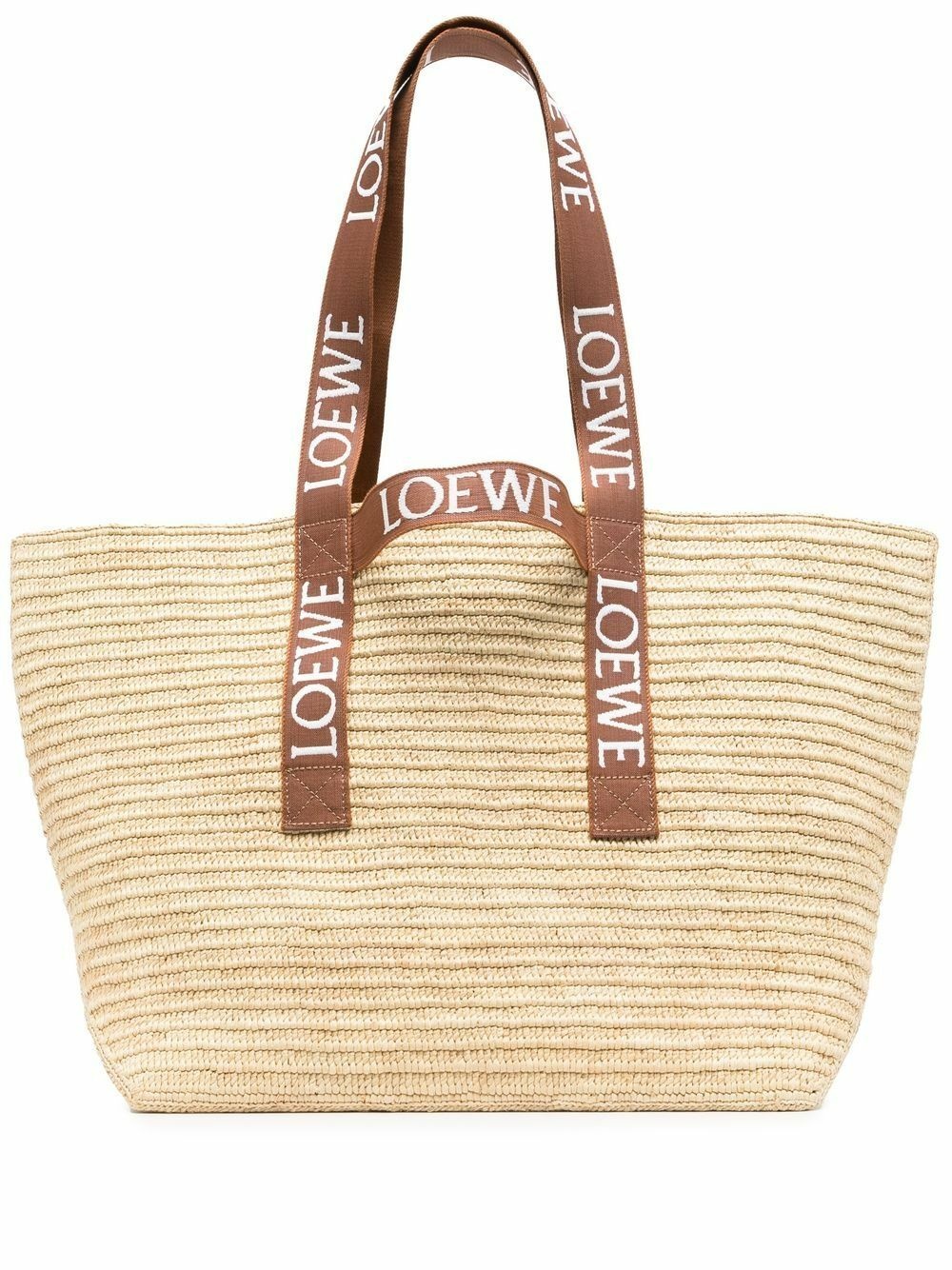 Photo: LOEWE - Logo Raffia Shopping Bag