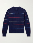 Noah - Ribbed Cotton Sweater - Blue
