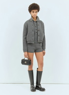 Gucci Rib Wool Polo Shirt