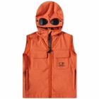 C.P. Company Undersixteen Women's Shell R Gilet in Harvest Pumpkin