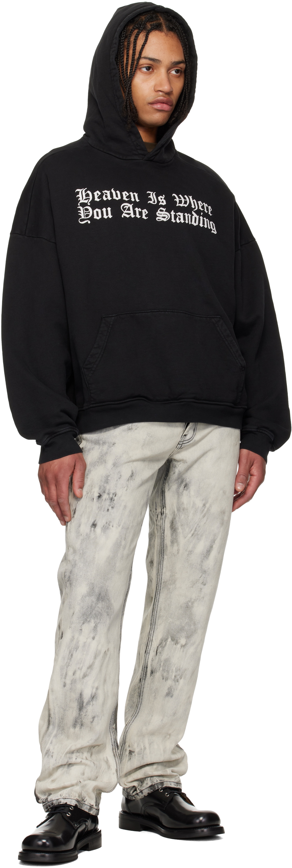 ALEXANDER DIGENOVA Black 'Heaven is Where' Hoodie
