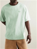 Acne Studios - Exford Logo-Appliquéd Cotton-Jersey T-Shirt - Green