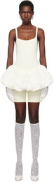 VAQUERA SSENSE Exclusive Bridal Capsule Pouf Bodysuit