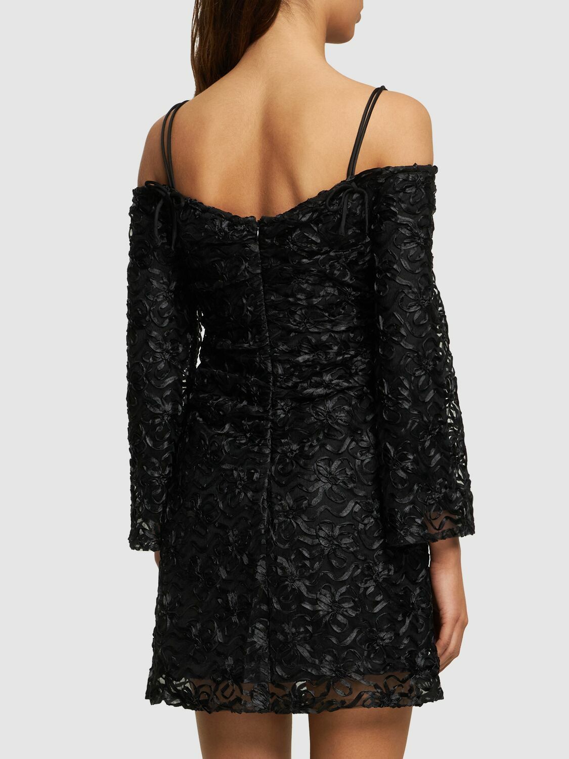 GANNI - Ribbon Tulle Mini Dress GANNI