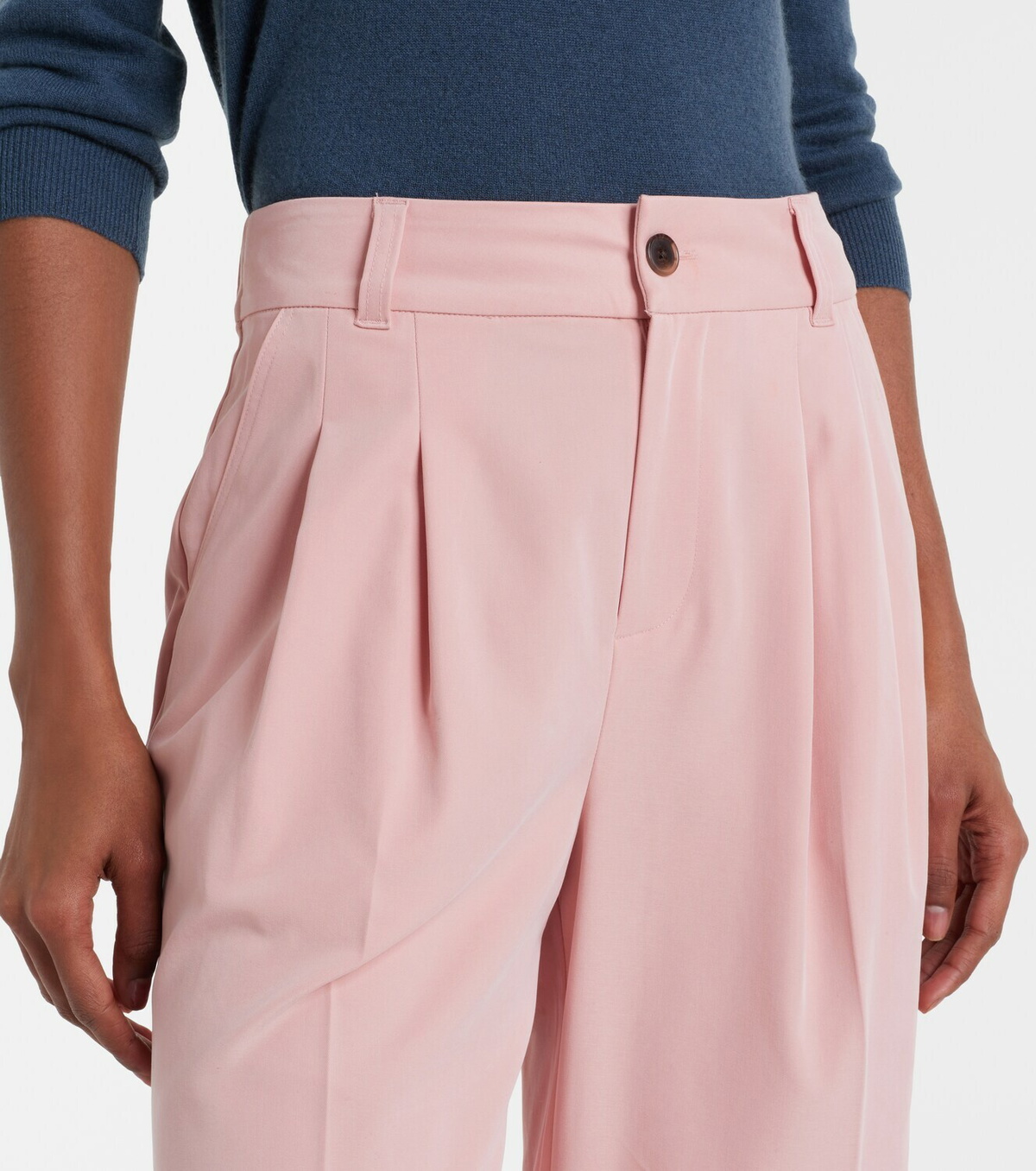 Varley Jayla pleated wide-leg pants