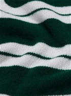 YMC - Suedehead Striped Wool Sweater - Green