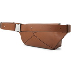 LOEWE - Puzzle Logo-Debossed Leather Belt Bag - Brown