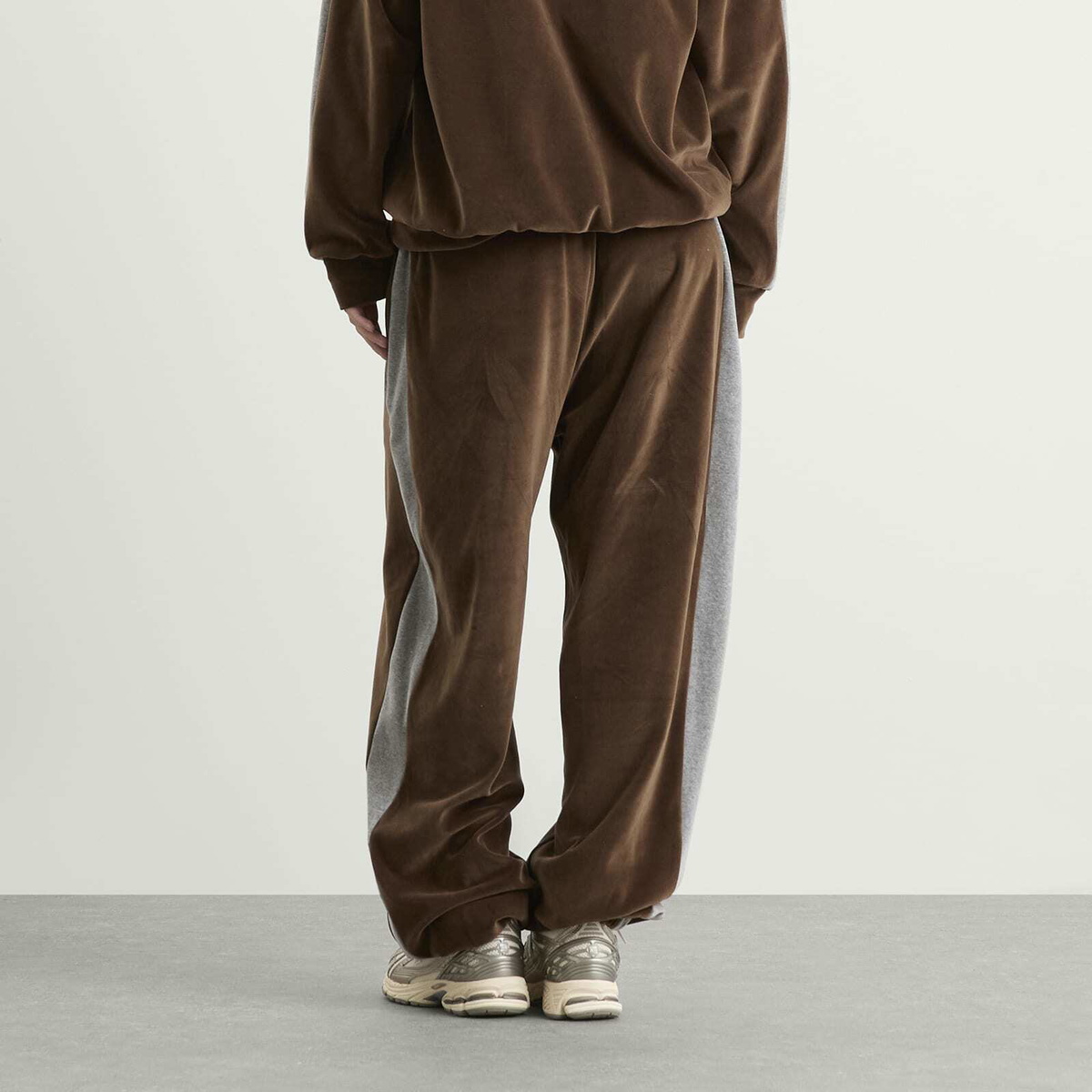 Needles Women's Side Line Sweat Pant in Brown
