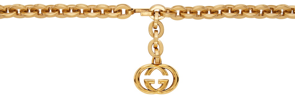 Gucci Gold Interlocking G Chain Belt Gucci