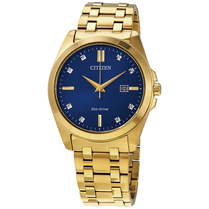 Photo: Citizen Corso Eco-Drive Diamond Blue Dial Watch BM7103-51L