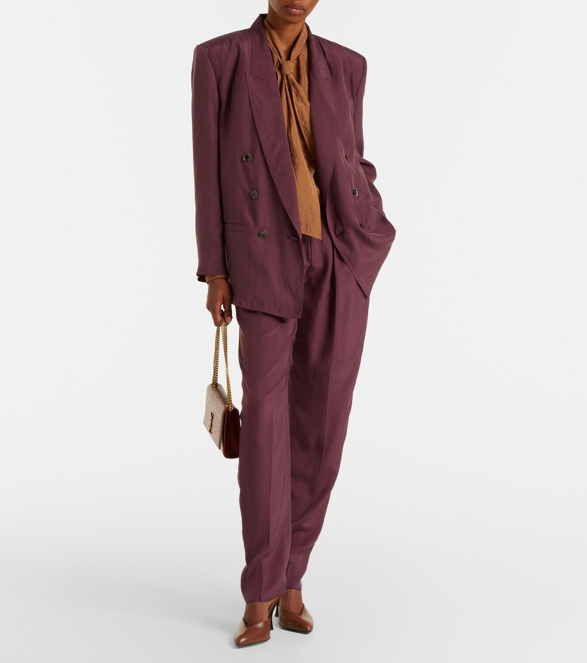 Herbert Levine Sitting Pretty leather mules