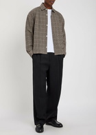 Mki Miyuki Zoku Pleated Woven Suit Trousers Black