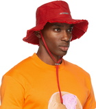 Jacquemus Red La Montagne 'Le Bob Artichaut' Bucket Hat