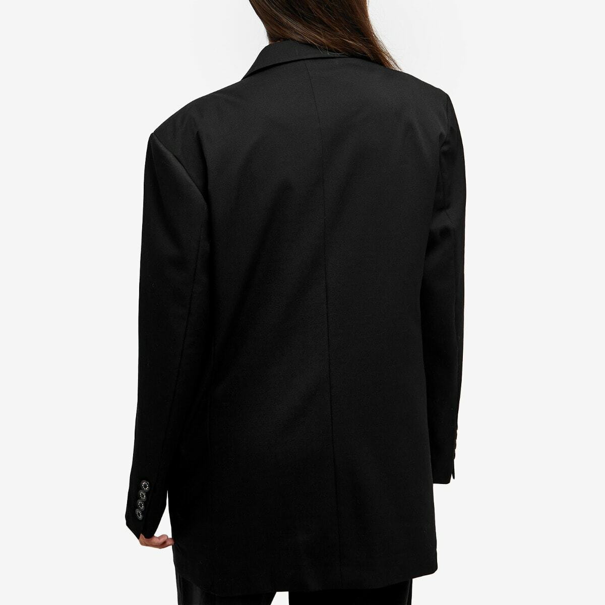 [LOW CLASSIC] /☆ 24FW OVER FIT WOOL BLAZER / BLACK Low Classic Women's Ovesized Wool Blazer Jacket in Black Low