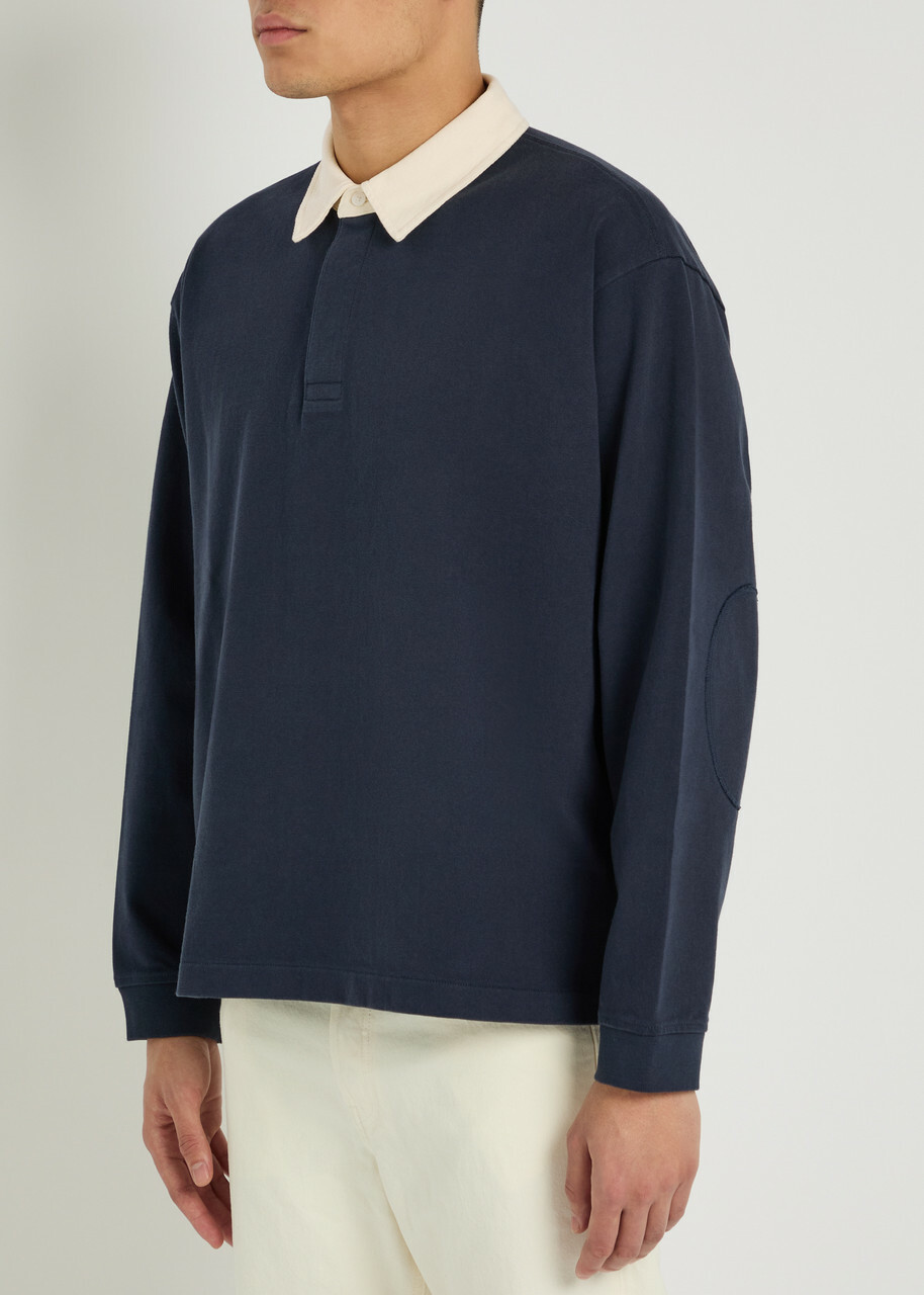 Frame Cotton Rugby top Navy