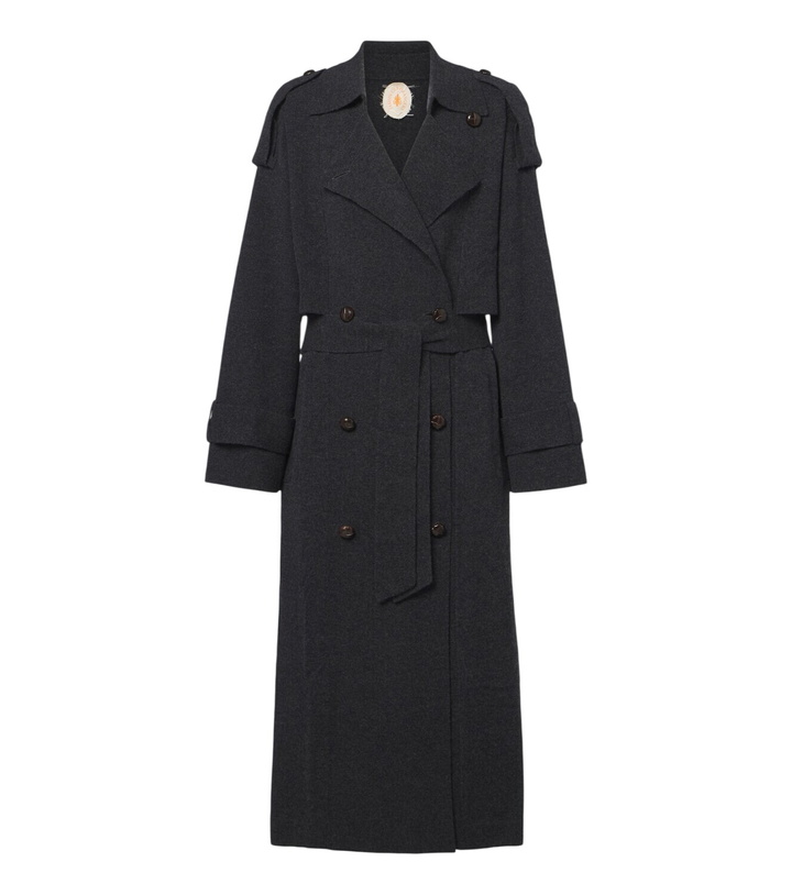 Photo: Jardin des Orangers Belted double-breasted wool and cashmere coat
