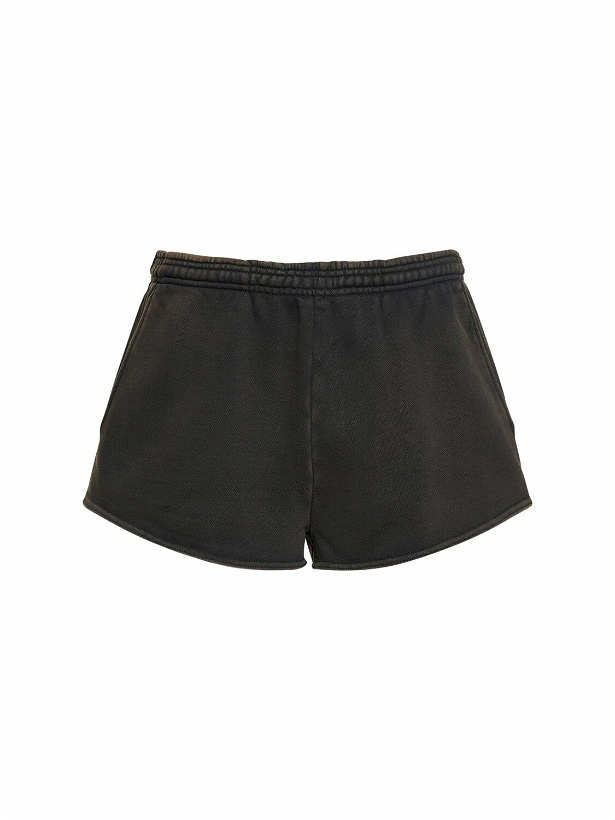 Photo: ENTIRE STUDIOS - Washed Black Micro Shorts