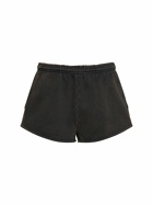 ENTIRE STUDIOS - Washed Black Micro Shorts