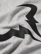 Nike Tennis - Rafa Logo-Print Dri-FIT Cotton-Blend Jersey Tennis T-Shirt - Gray
