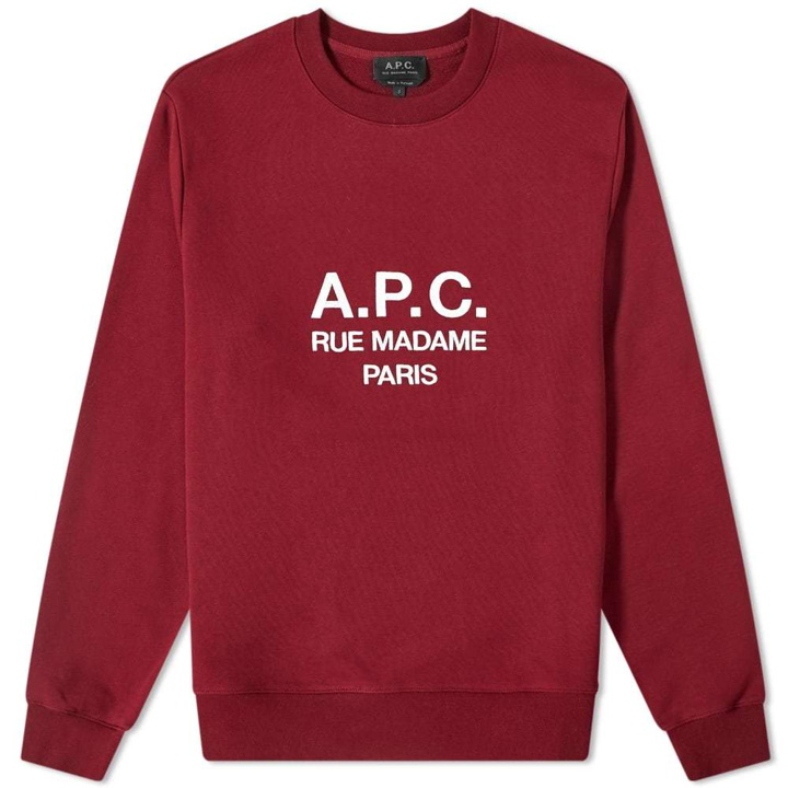 Photo: A.P.C. Rufus Logo Sweat