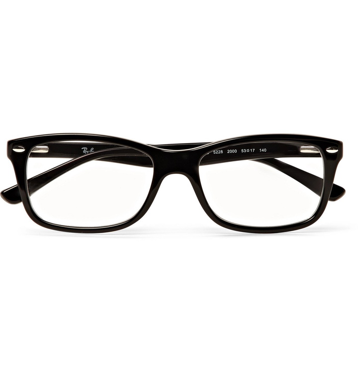 Photo: Ray-Ban - Square-Frame Acetate Optical Glasses - Black