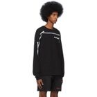 Polythene* Optics Black Nail Long Sleeve T-Shirt