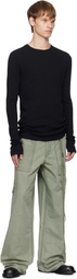 Ann Demeulemeester Black Greg Long Sleeve T-shirt