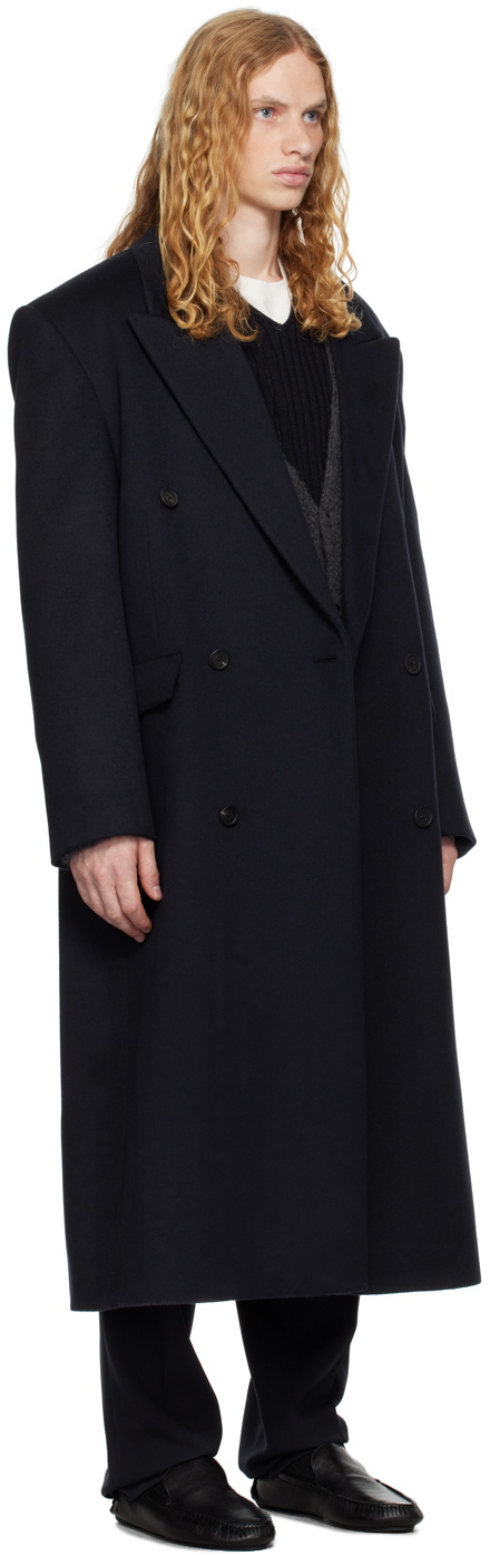 The Row Navy Velasco Coat The Row