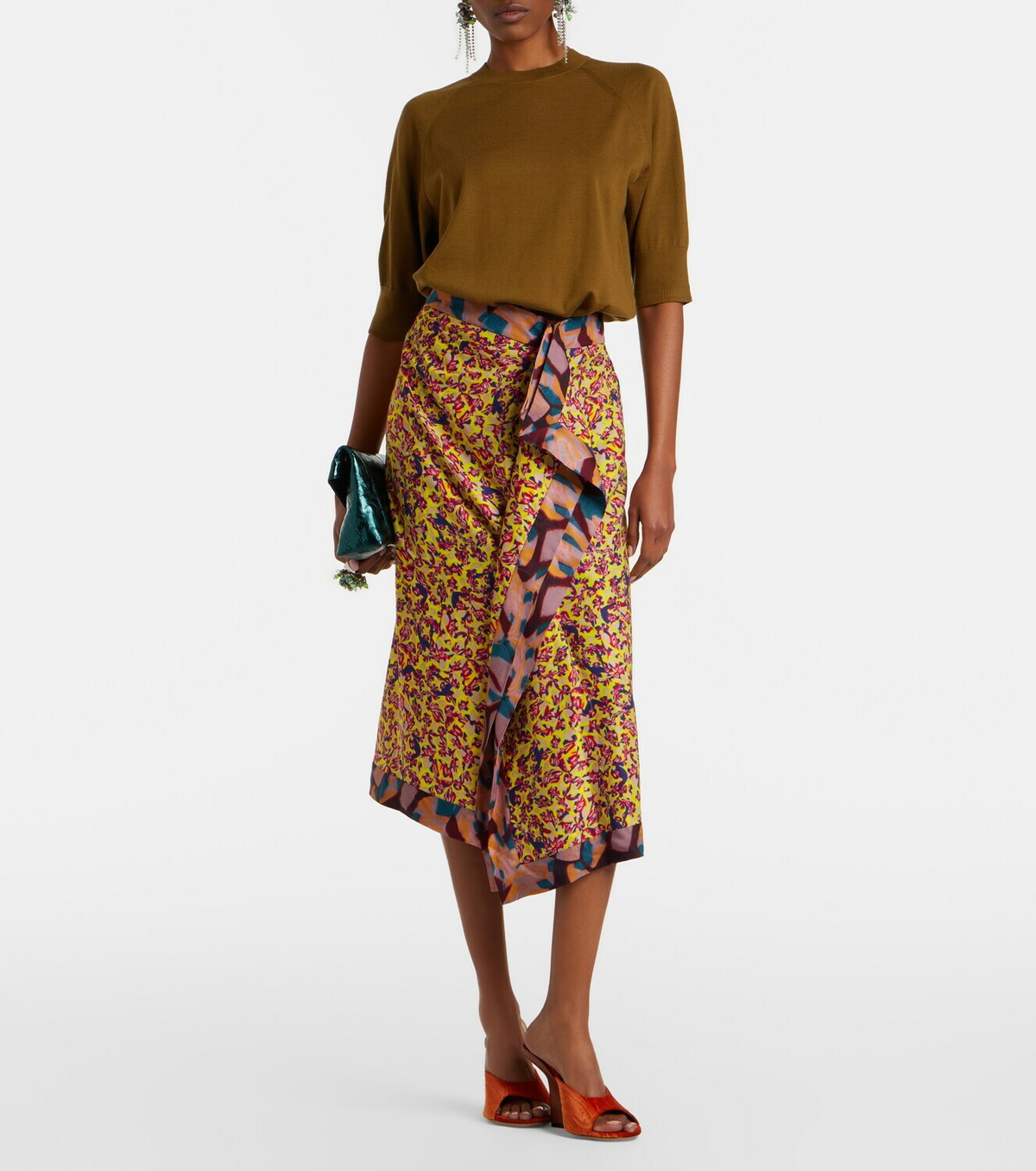 Dries Van Noten Velvet mules