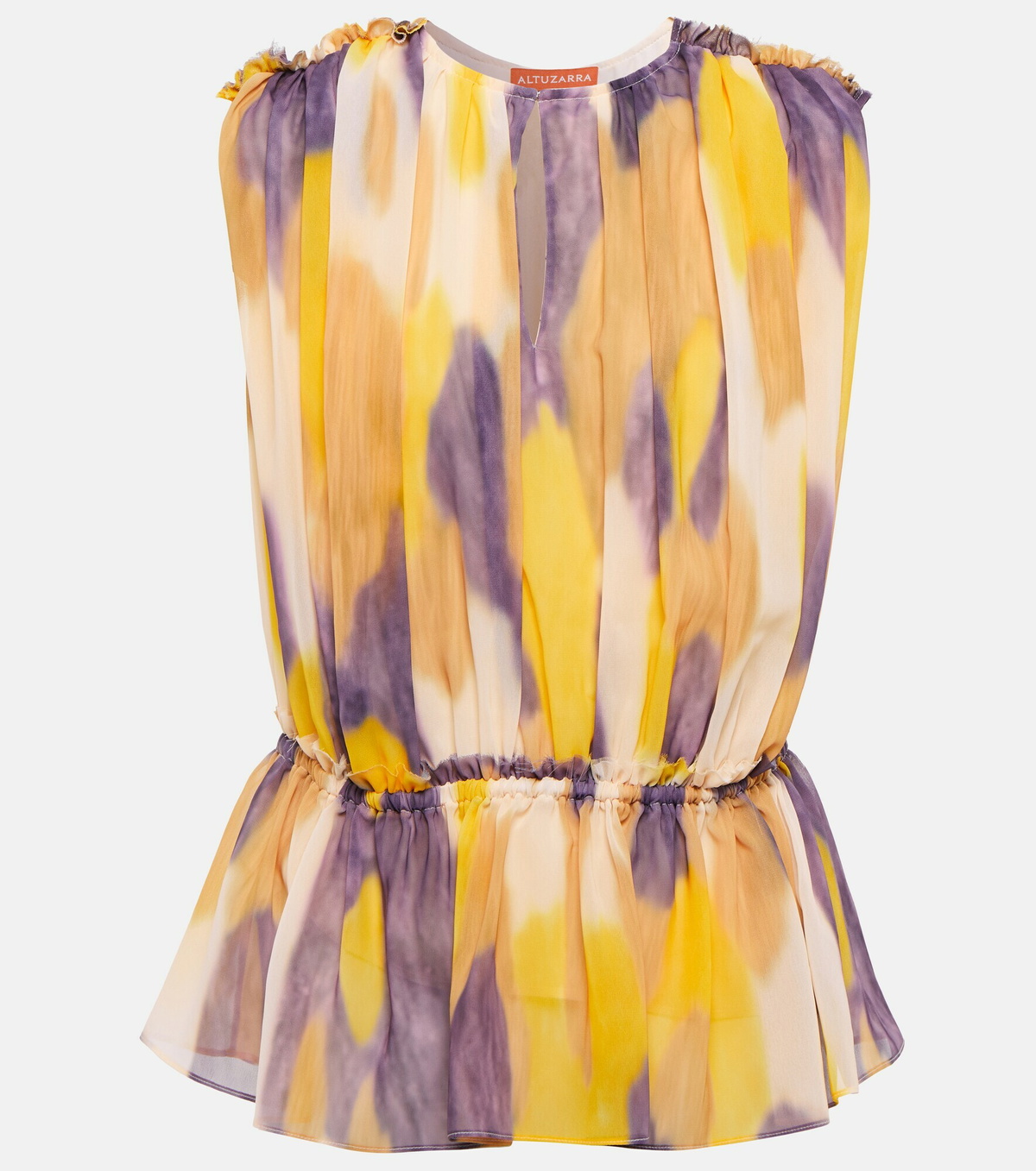 Altuzarra - Baldur tie-dye pleated top