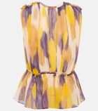 Altuzarra - Baldur tie-dye pleated top